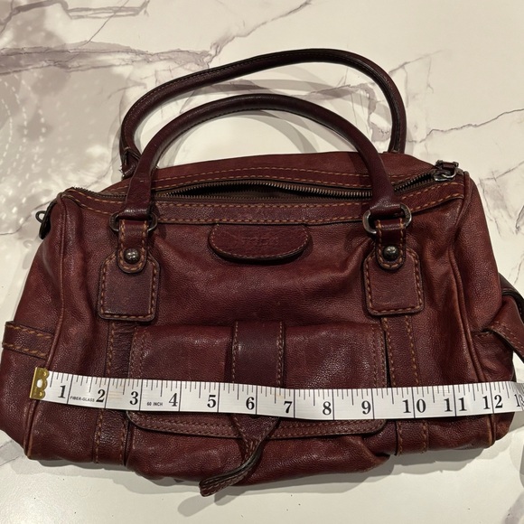 Tod's Vintage Dark Brown Leather Shoulder Bag - Picture 8 of 10